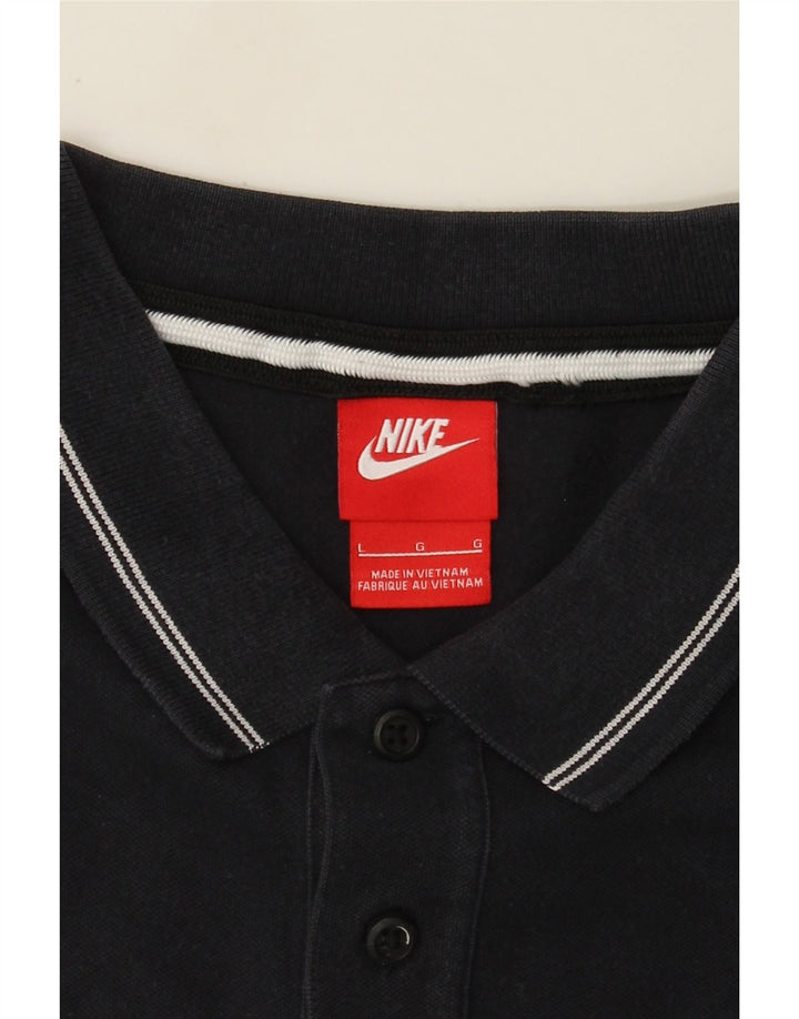 Nike Polo Shirt til mænd Large Navy Blue
