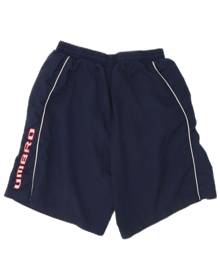 Umbro Herre Graphic Sports Shorts Medium Navy Blue Polyester
