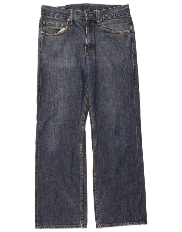 Mustang herre jeans med brede ben W33 L32 marineblå bomuld