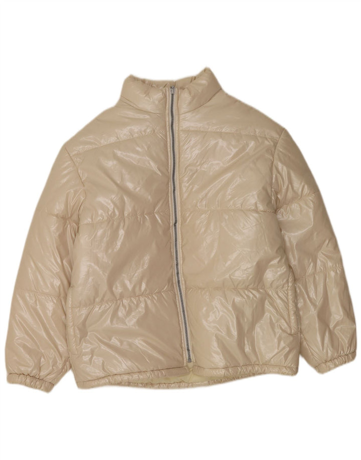 Benetton Polstret Damejakke UK 18 XL Beige Polyamid