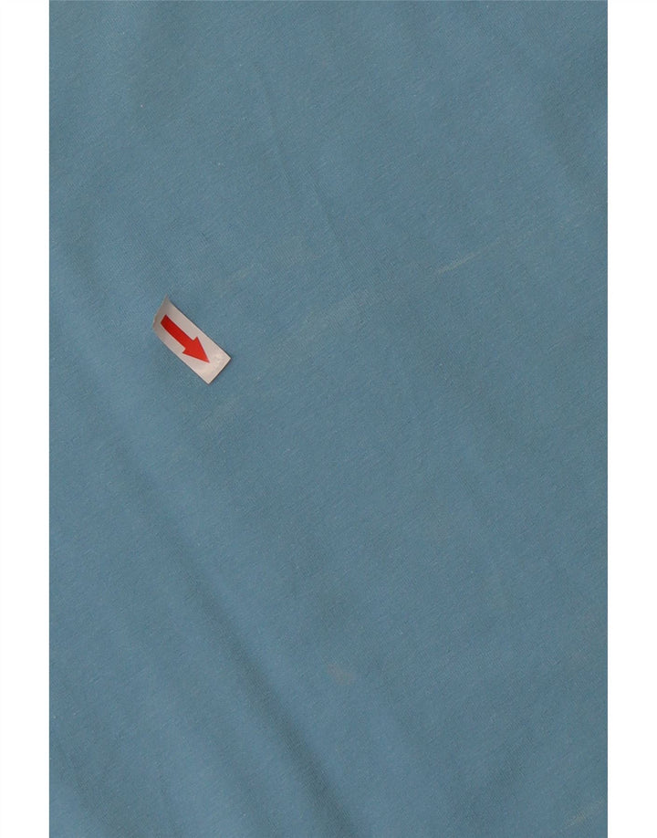 Asics Dame Top 3/4 ærmer UK 18 XL Blå Bomuld