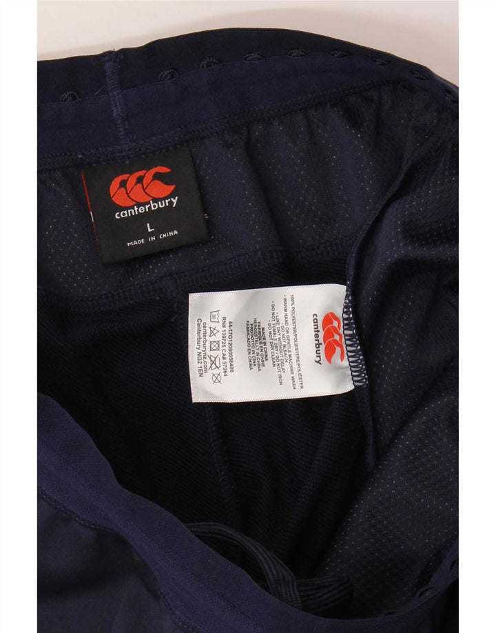 Canterbury Herre IRFU træningsdragt Bukser Joggers Large Navy Blue Polyester