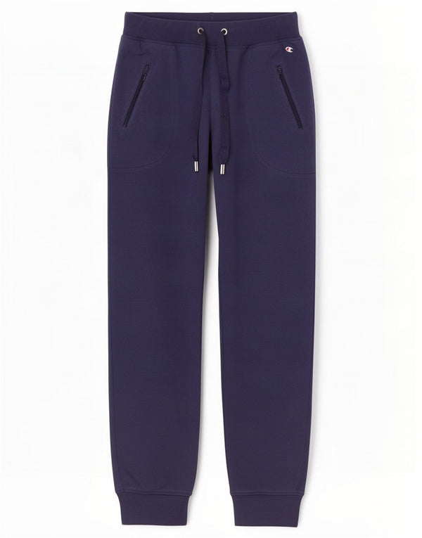 Champion Womens træningsdragt Bukser Joggers UK 12 Medium Navy Blue Bomuld