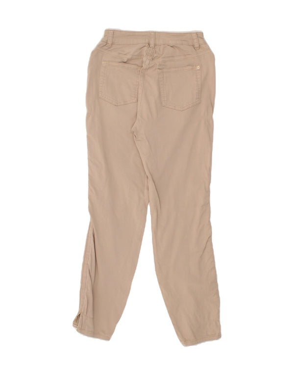 TED BAKER Womens Slim Casual Trousers W26 L28 Beige Cotton