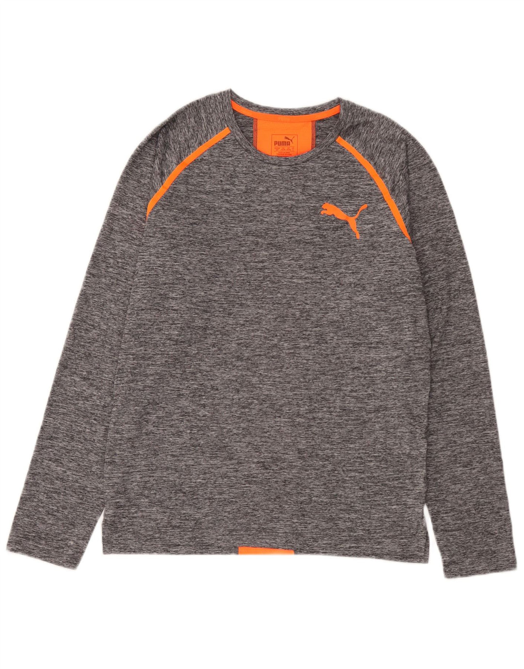 Puma Herre Top Langærmet Lille Grå Colourblock