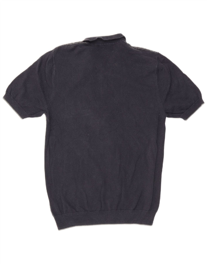Marks & Spencer Herre skræddersyet pasform Polo Neck sweater Medium Navy Blue