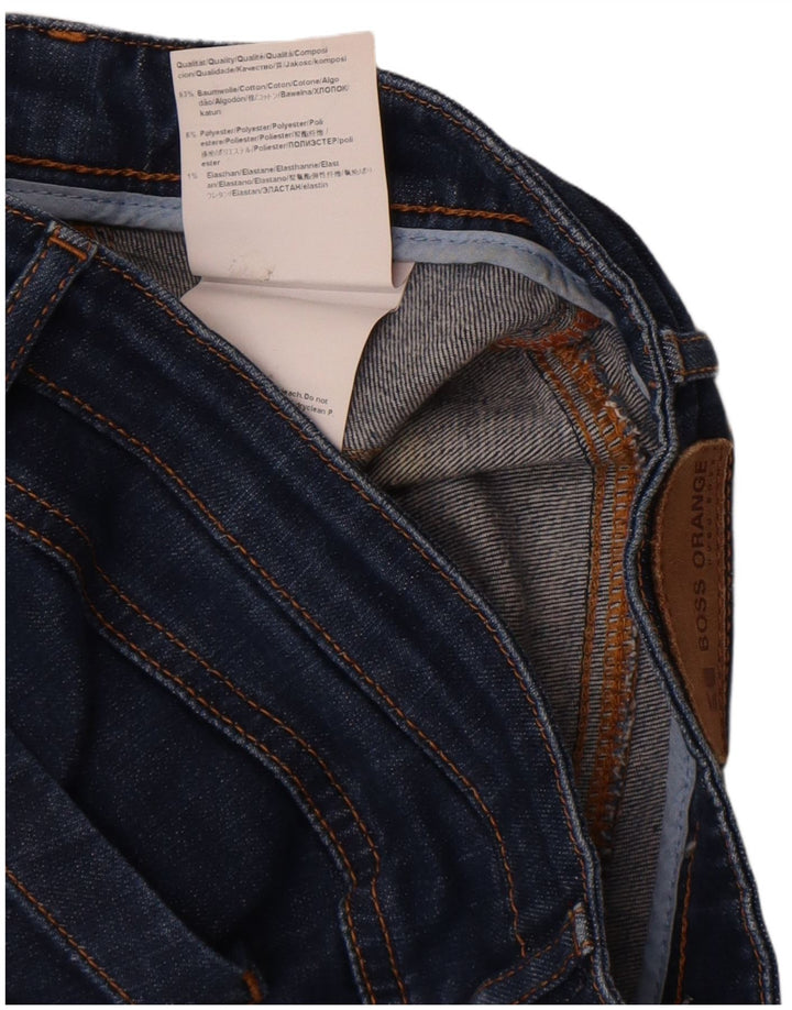 Hugo Boss Dame Slim Jeans W30 L27 Marineblå Bomuld