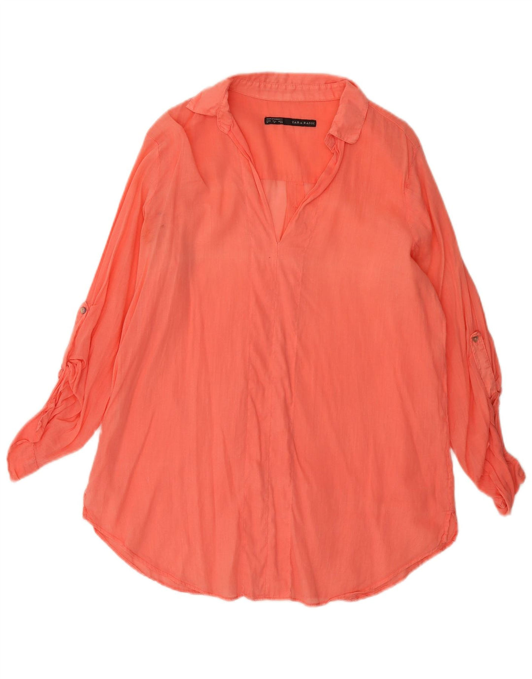 Zara Damebluse Top UK 14 Medium Pink