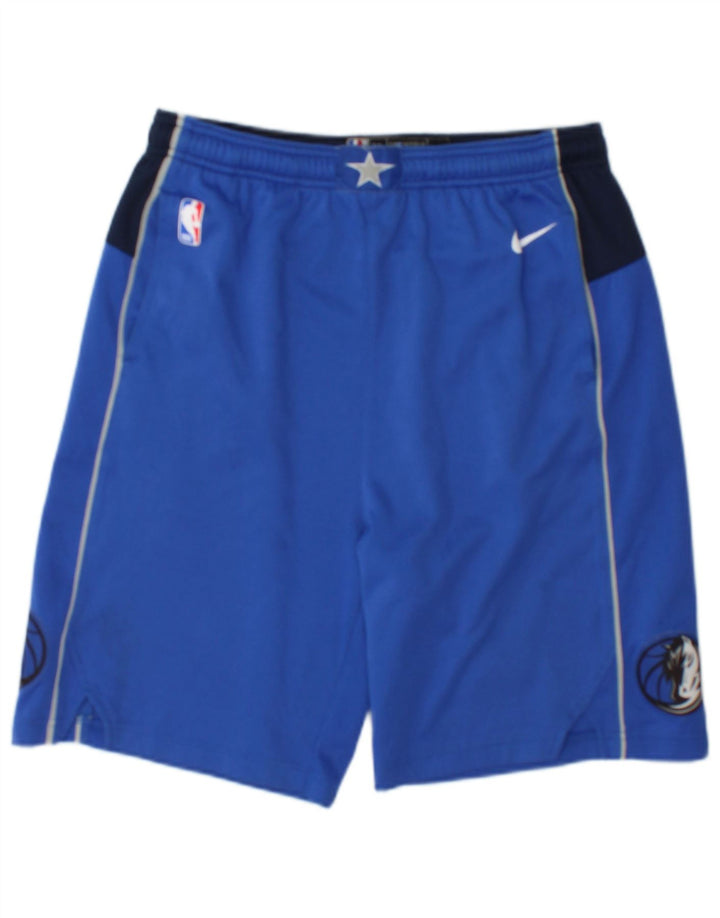 Nike Herre Dri Fit Sportshorts XL Blå Colourblock Polyester