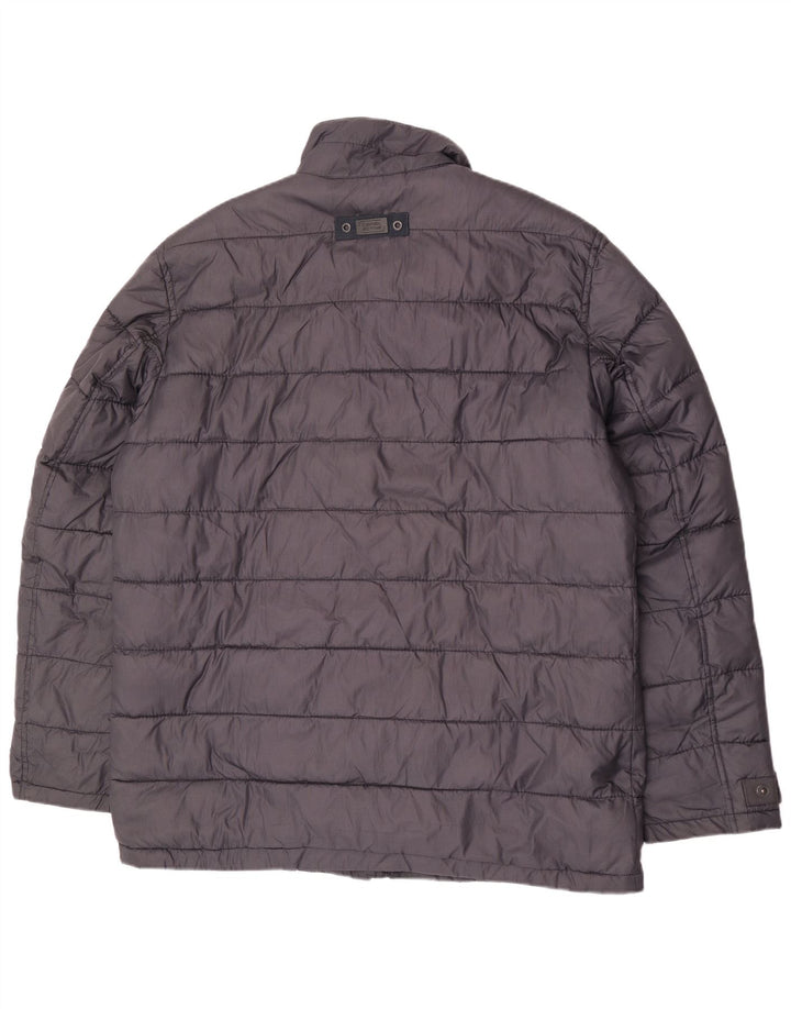 Camel Active Herre Polstret Jakke IT 58 4XL Grå Polyamid