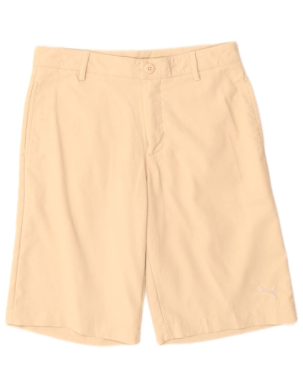 Puma Boys Chino Shorts 11-12 år W28 Beige Polyester