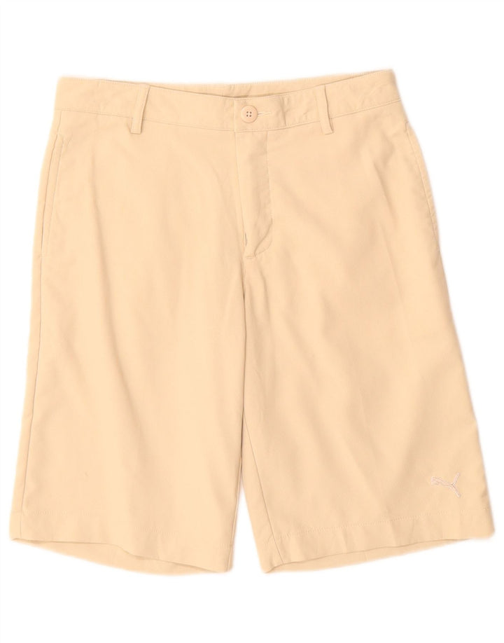 Puma Boys Chino Shorts 11-12 år W28 Beige Polyester