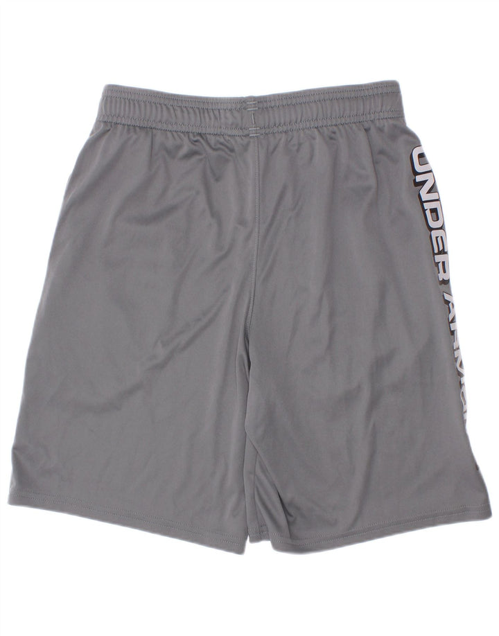 Under Armour drenge grafiske sportsshorts 9-10 år mellemgrå polyester