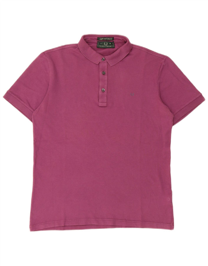 Fred Perry Herre let og stræk poloshirt Medium Pink Bomuld