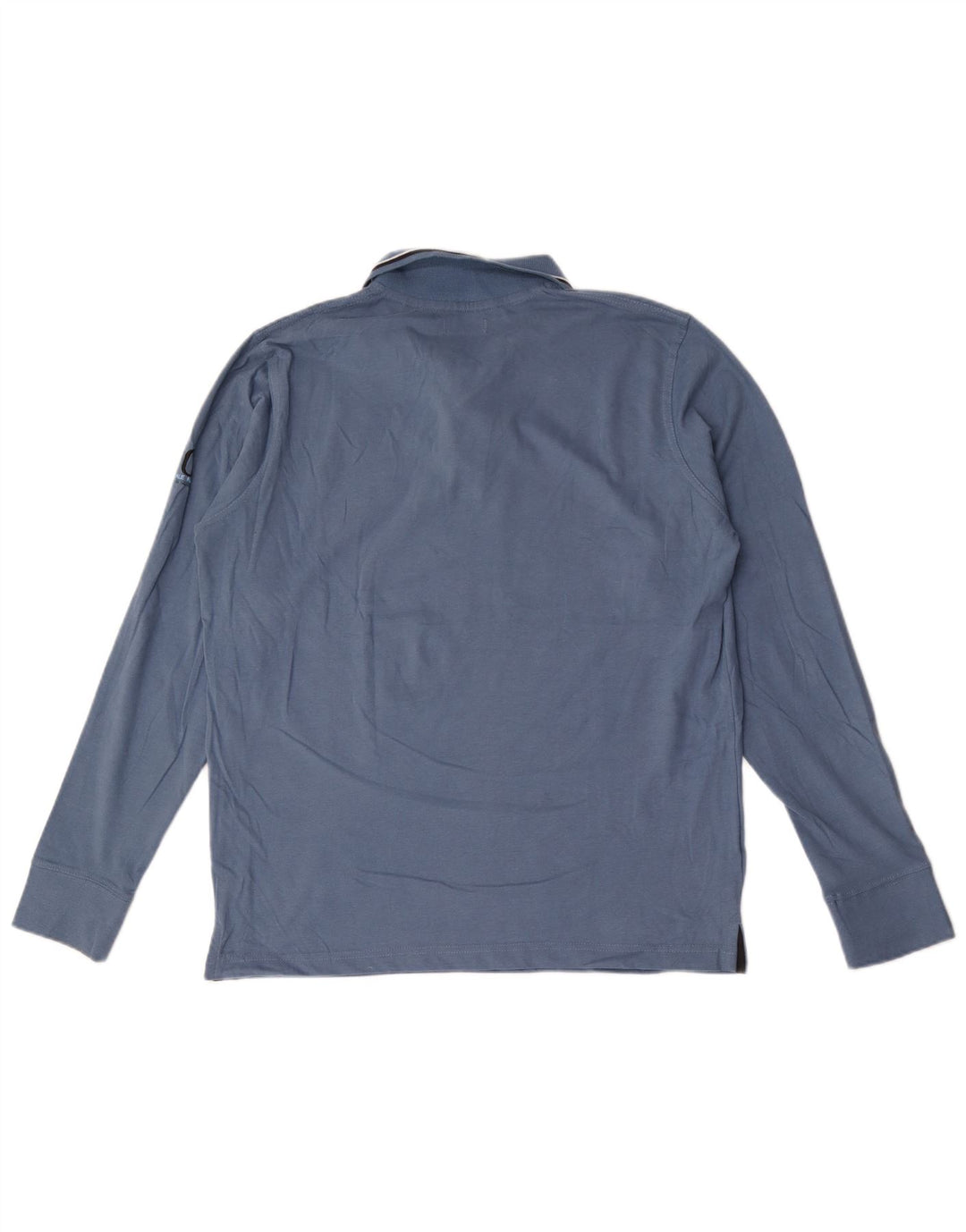 Coveri Langærmet Polo Shirt til mænd Stor blå bomuld