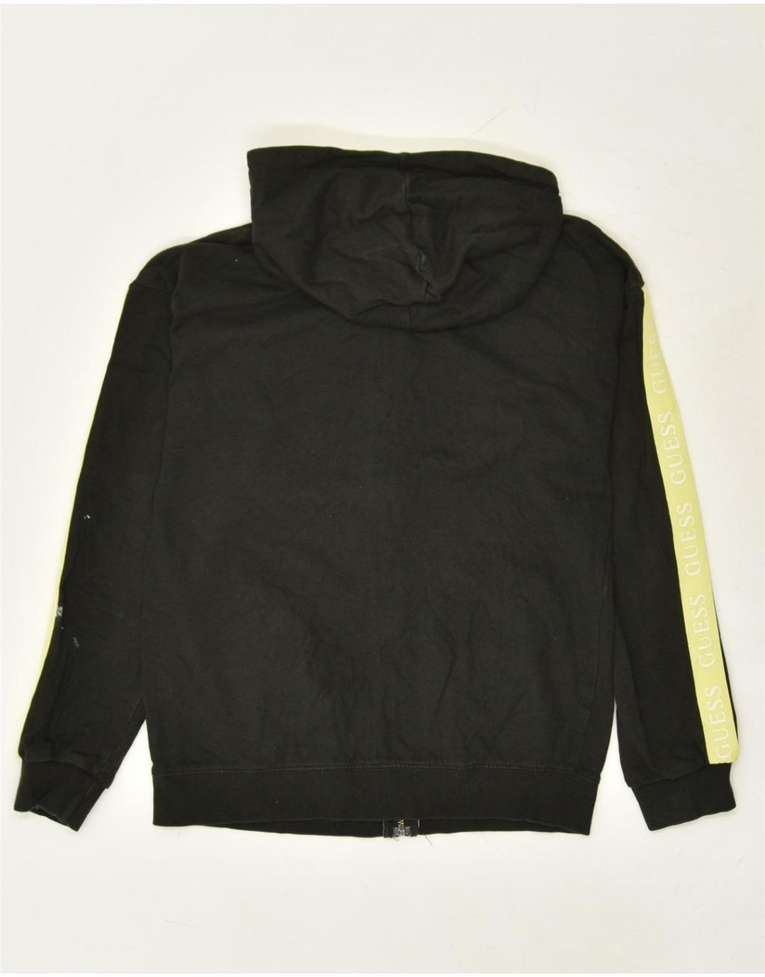 GUESS Girls Zip Hoodie Sweater 13-14 Years Black | Vintage Guess | Thrift | Second-Hand Guess | Used Clothing | Messina Hembry 