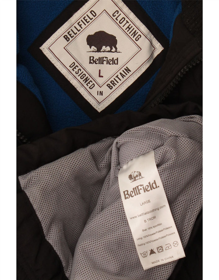 Bellfield Herre Utility Jacket UK 40 Large Black Polyester