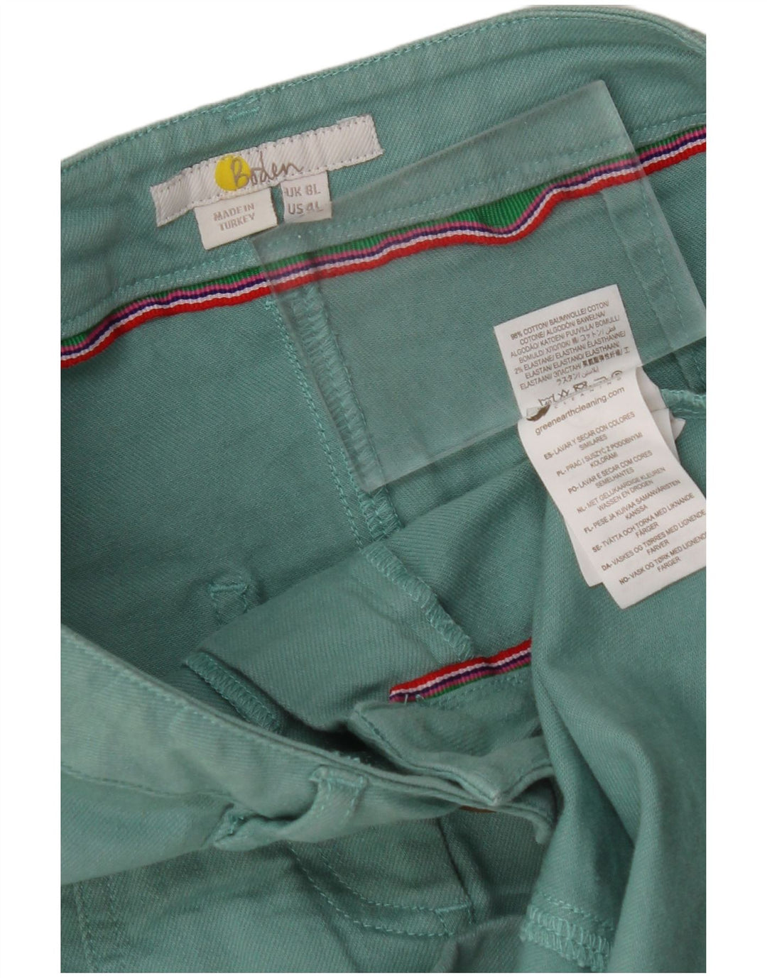 BODEN Womens Denim Skirt UK 8 Small W26  Blue Cotton