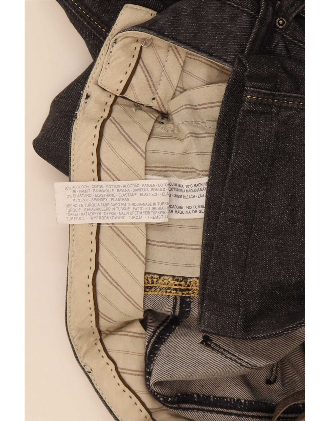 Zara Dame Straight Jeans EU 40 Medium W30 L30 Sort Bomuld