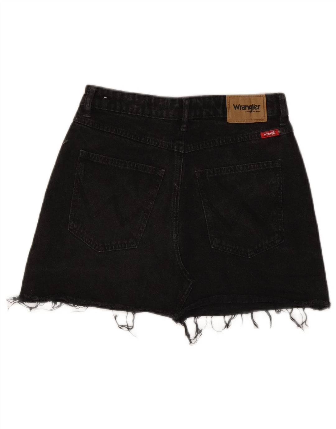 Wrangler Dame Mini Denim Nederdel US 9 Medium W27 Sort Bomuld