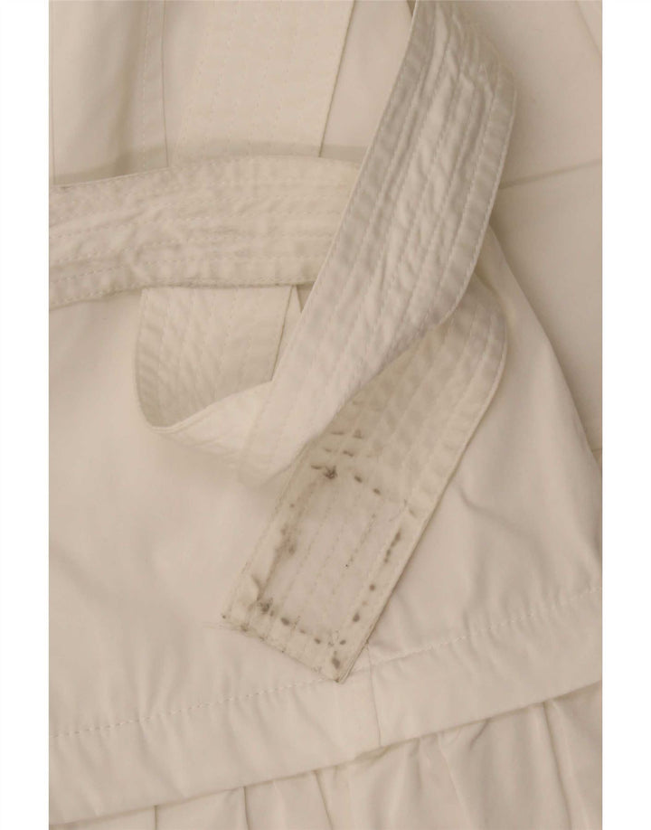 Guess By Marciano Trench Coat til kvinder IT 40 Lille hvid polyester
