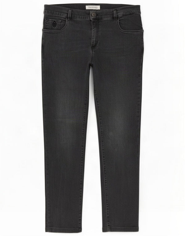 Trussardi Slim Jeans til mænd W34 L32 Grå Bomuld