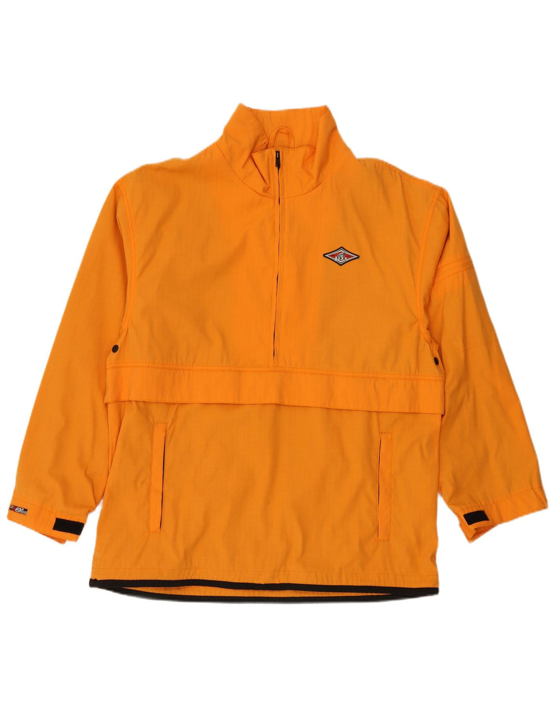 Bear Herre Grafisk Pullover Regnjakke UK 40 Stor Orange Polyester
