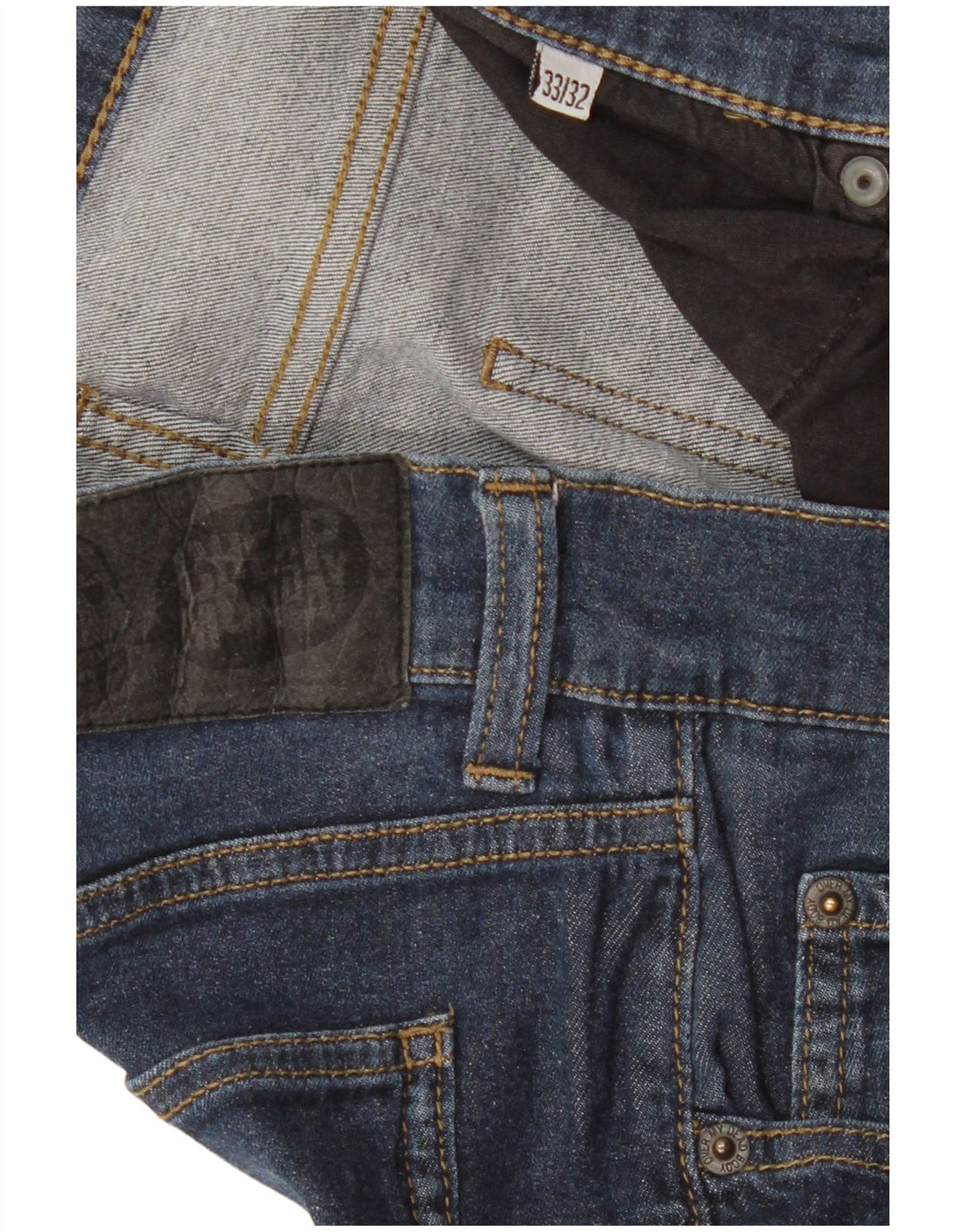 Billige Mandag Slim Jeans til mænd W33 L32 Blå