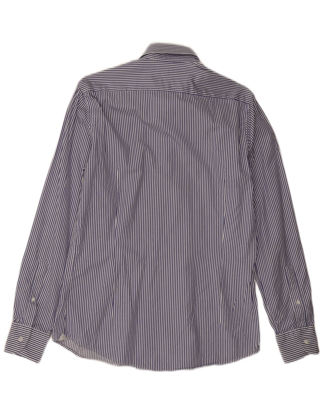 Massimo Dutti Herreskjorte Str. 15 1/2 39 Medium Blue Pinstripe