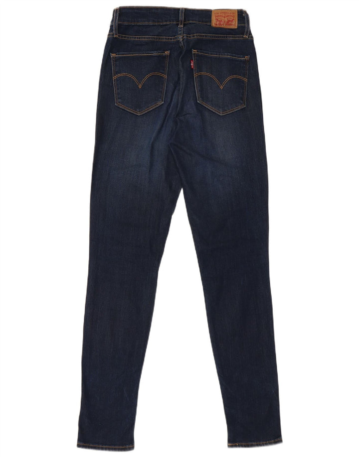 Levi's Dame 712 Skinny Jeans W27 L30 Blå Lyocell