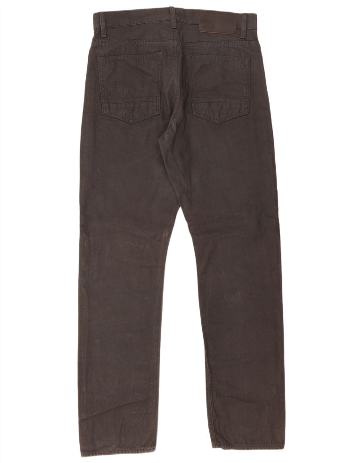 G-Star Straight Jeans til mænd W31 L32 Sort bomuld