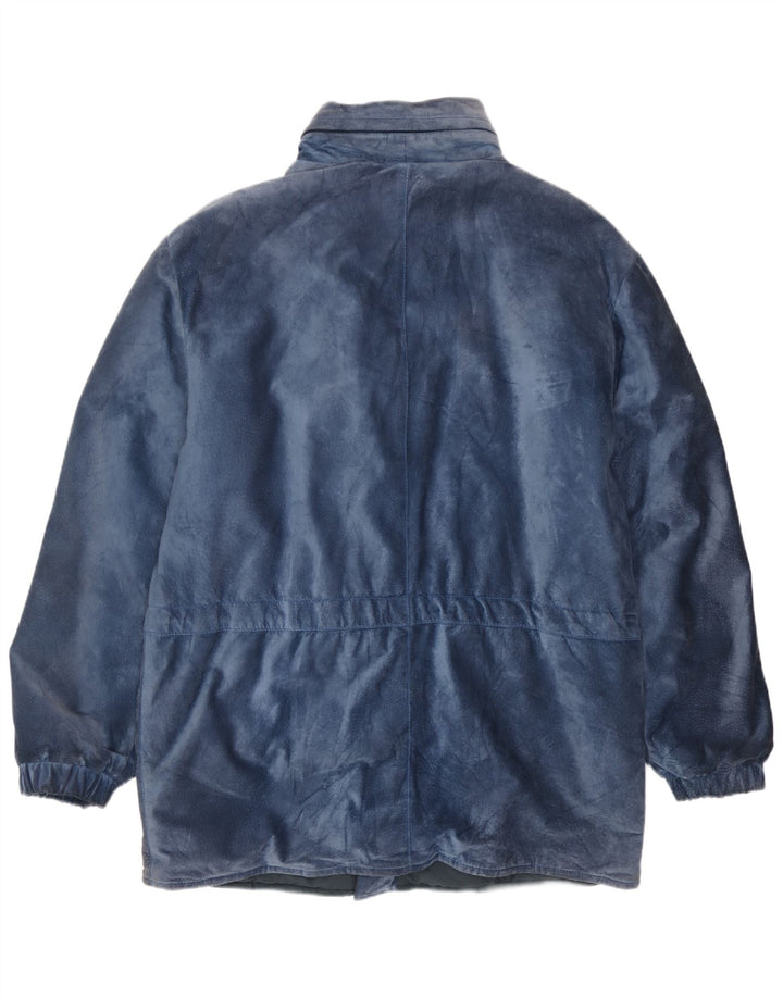 Vintage herre ruskindsjakke IT 50 Large Blue Modal