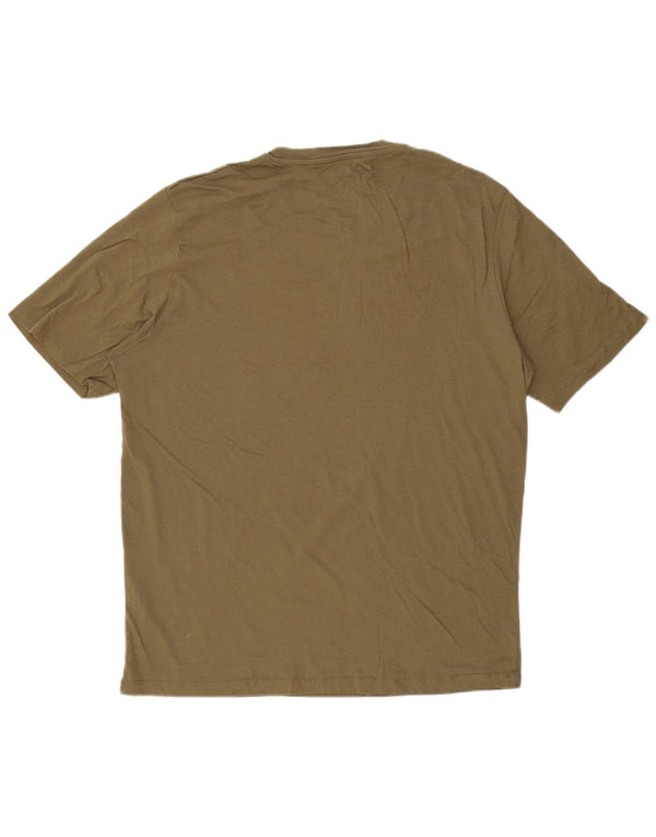 JACK & JONES Herre grafisk T-shirt Top 2XL Grøn Bomuld