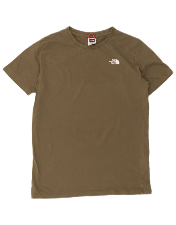 The North Face Boys T-Shirt Top 14-15 år XL Grøn Bomuld