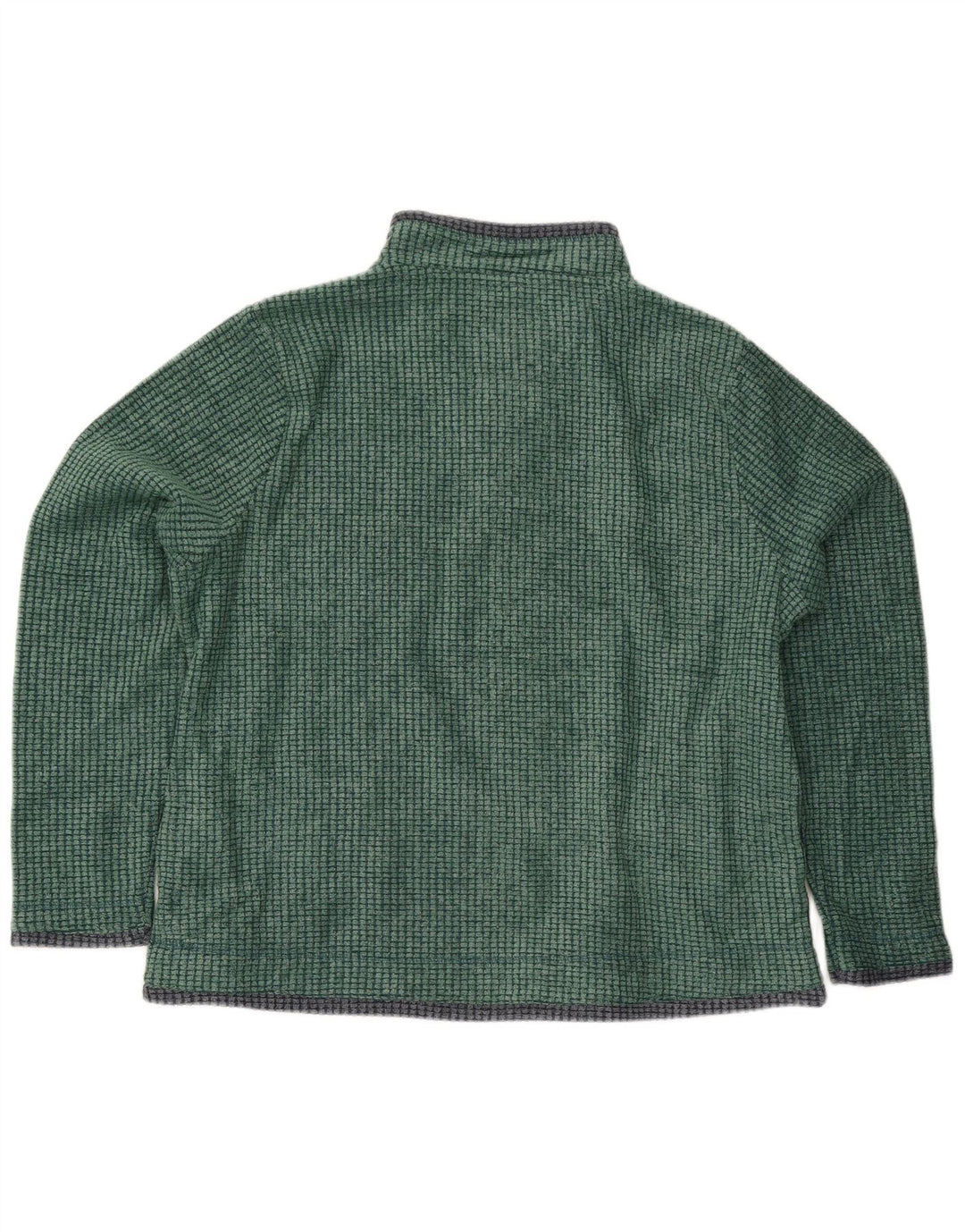 Weird Fish Herre lynlås hals Fleece Jumper XL Grøn Polyester
