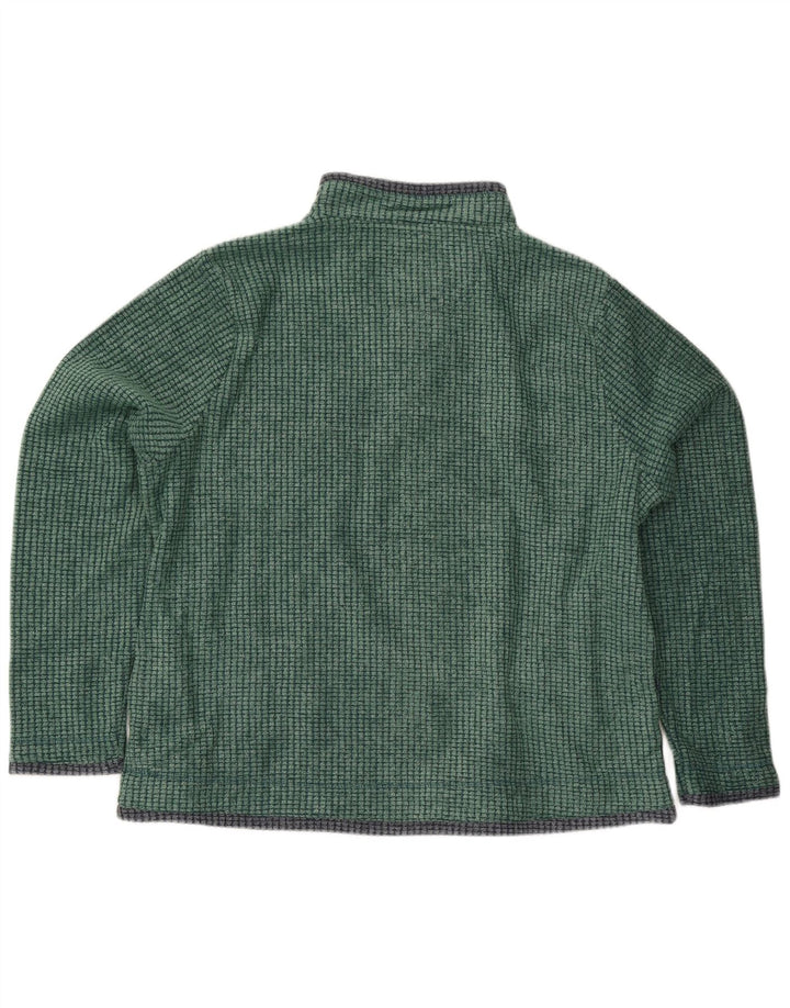 Weird Fish Herre lynlås hals Fleece Jumper XL Grøn Polyester