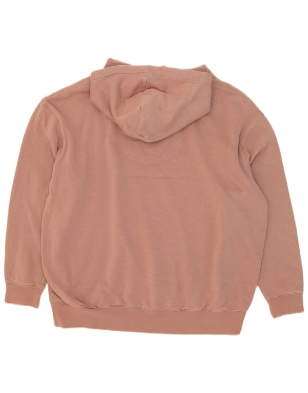Nike Herre Loose Fit Hoodie Jumper Large Pink Bomuld
