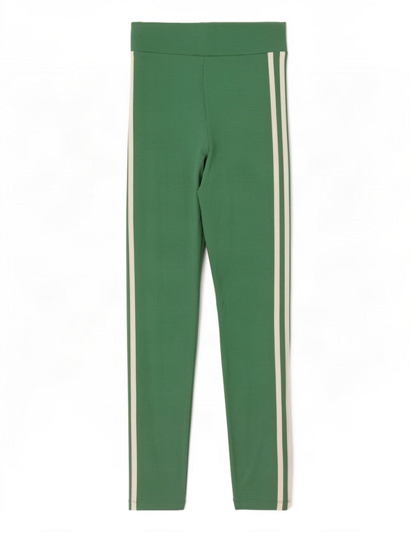 Adidas Dame Leggings UK 8 Small Green Bomuld