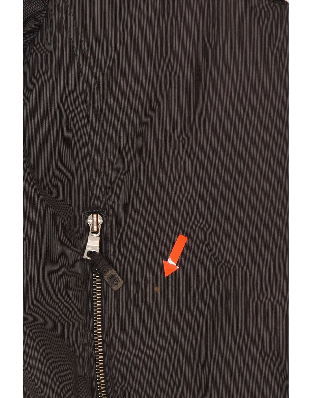 GEOX Mens Bomber Jacket UK 38 Medium Navy Blue Striped Polyester Vintage Geox and Second-Hand Geox from Messina Hembry 