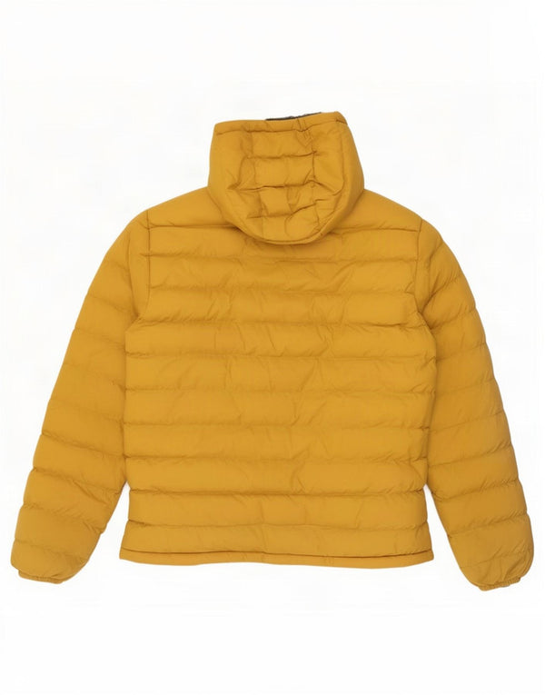 Mountain Warehouse Herre Hætte Sherpa Polstret Jakke UK 40 Stor Gul