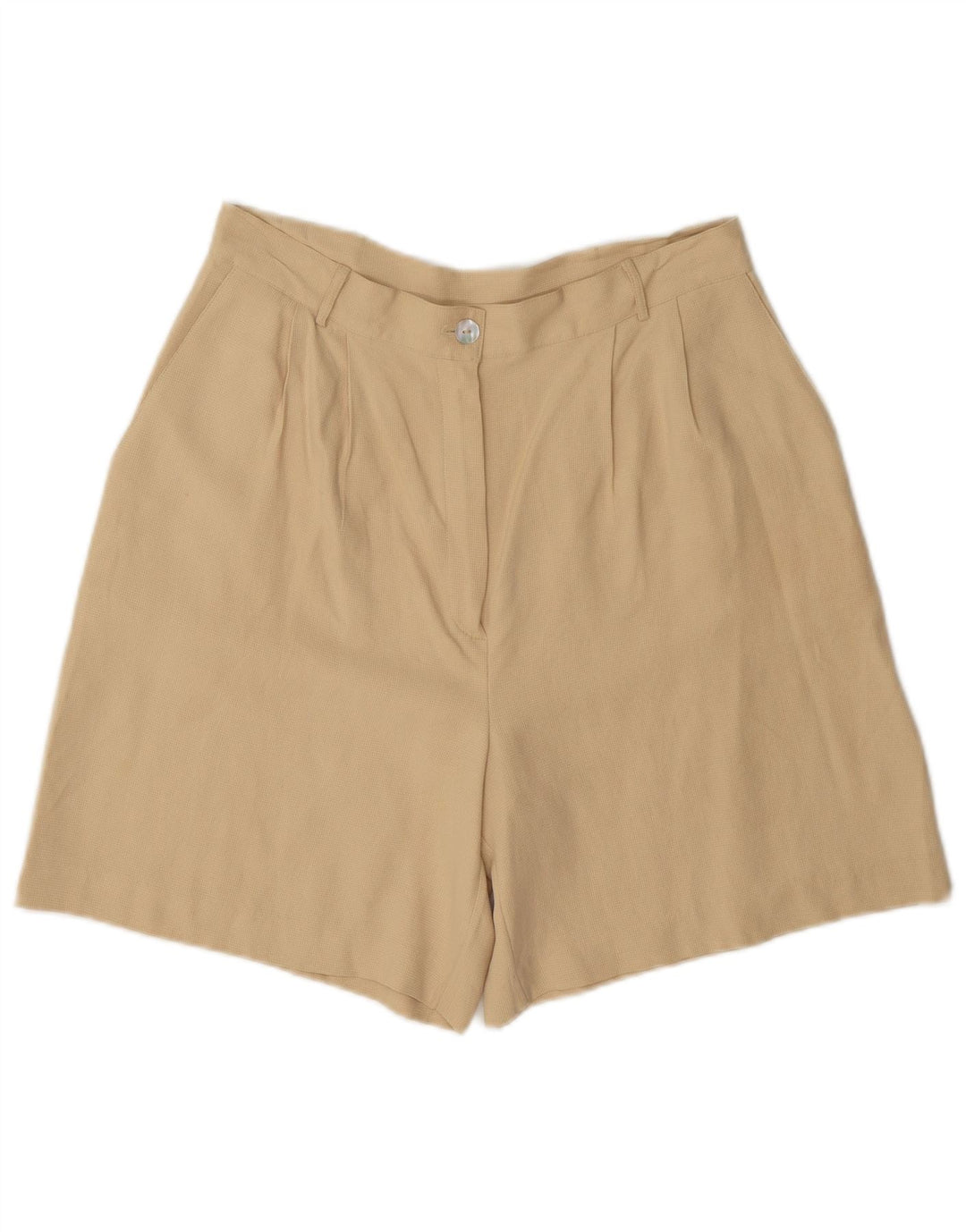 Vintage Kvinders Pegged Casual Shorts IT 44 Medium W28 Beige