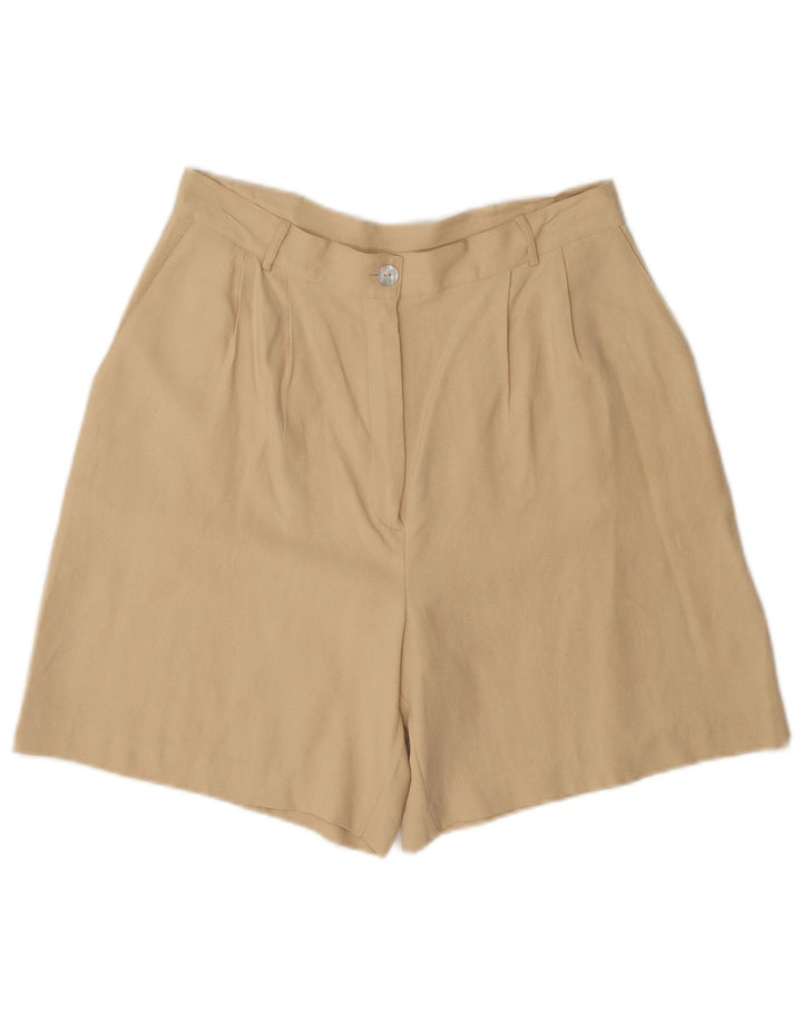 Vintage Kvinders Pegged Casual Shorts IT 44 Medium W28 Beige