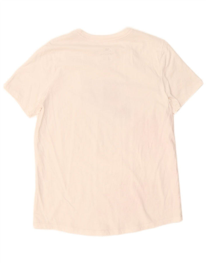 Nike Grafisk T-Shirt Top UK 10 Small White