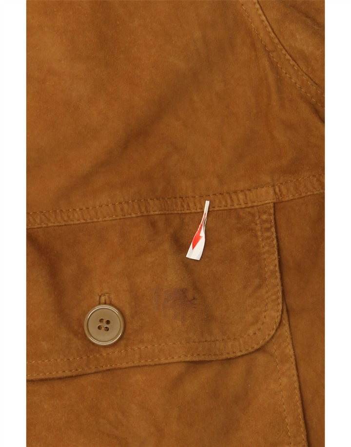 Conbipel Herre Ruskind Bomber Jacket IT 56 2XL Beige Læder