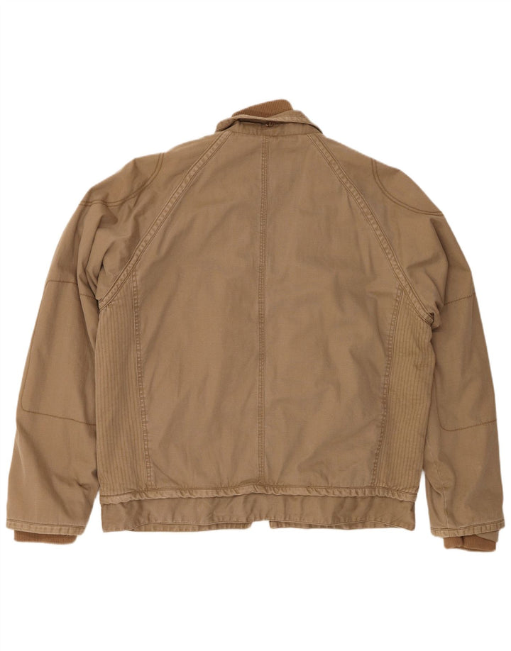 Fat Face Herre Utility Jacket UK 42 XL Beige Bomuld