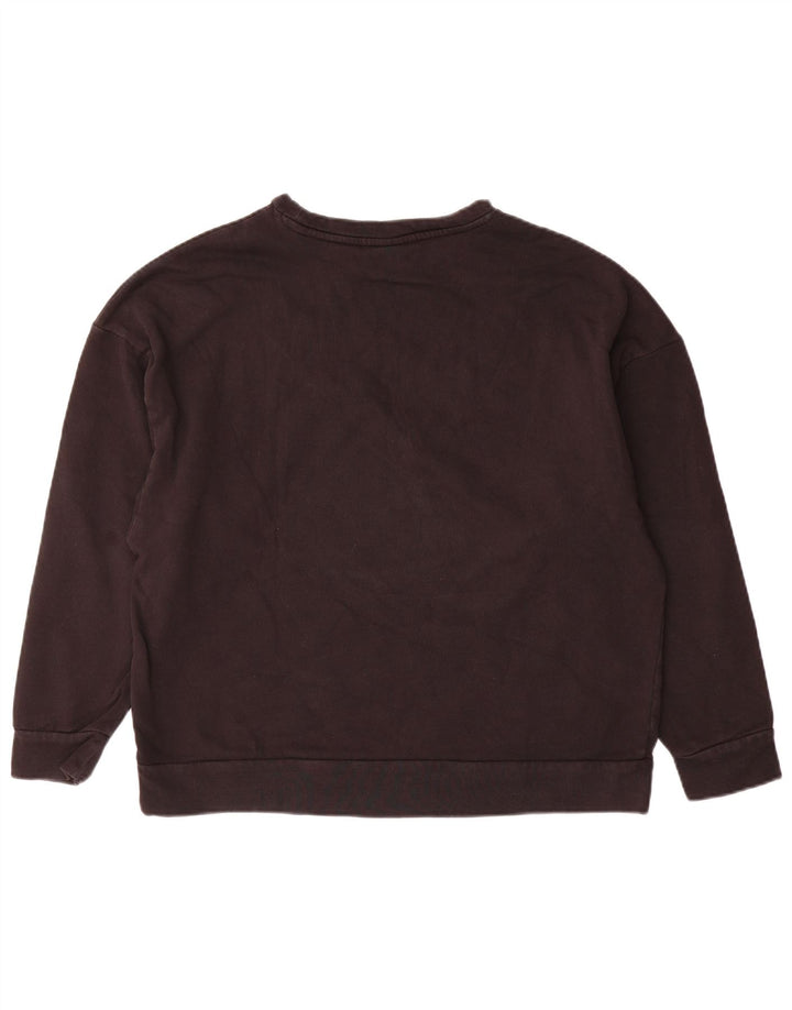 Puma Dame Sweatshirt Jumper UK 16 Stor sort bomuld