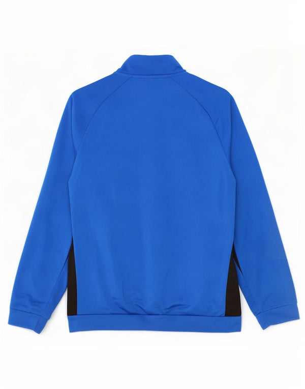 Puma drenge grafisk træningsdragt topjakke 7-8 år Blå Colourblock Polyester