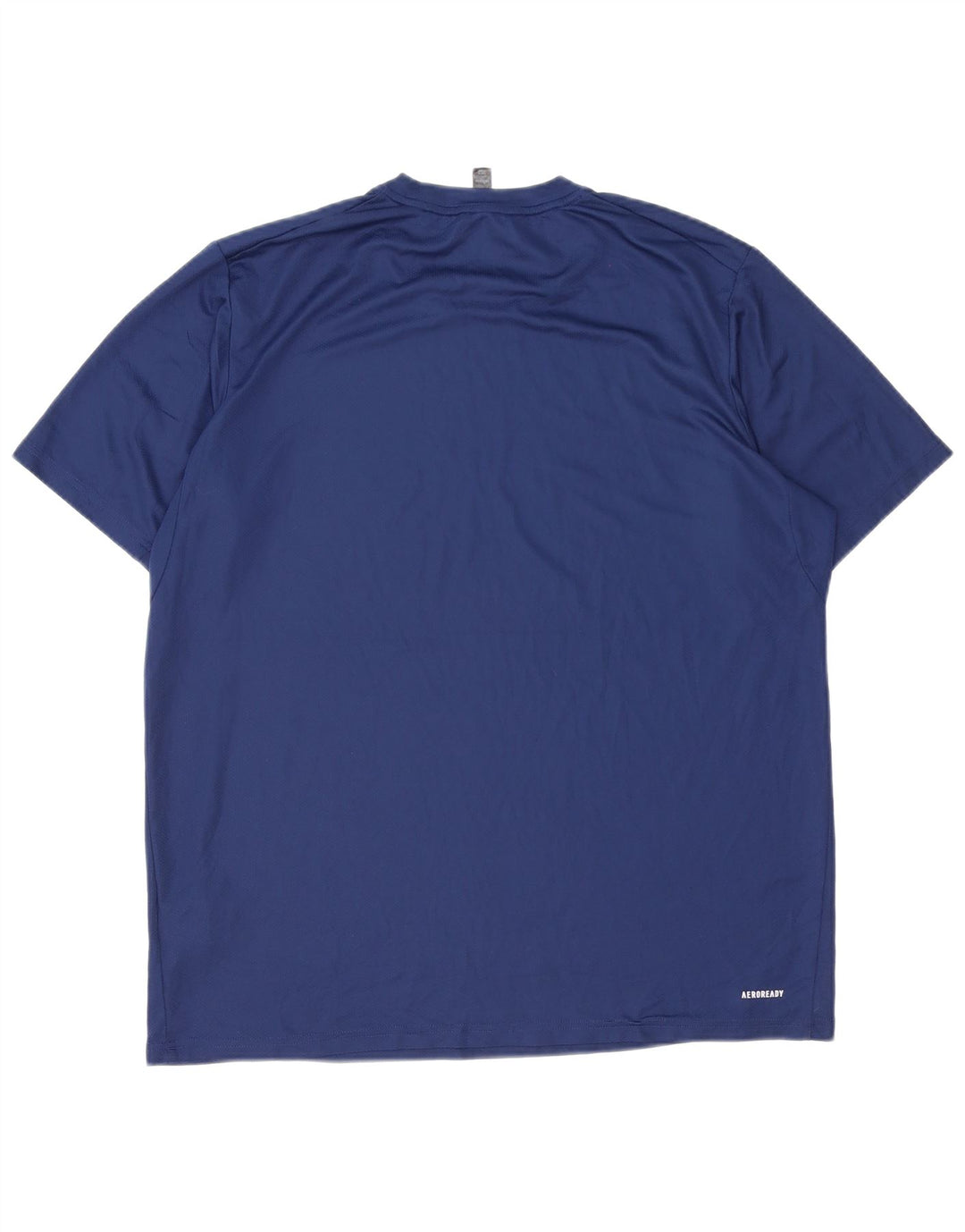 Adidas Herre Aeroready T-Shirt Top XL Navy Blue Polyester