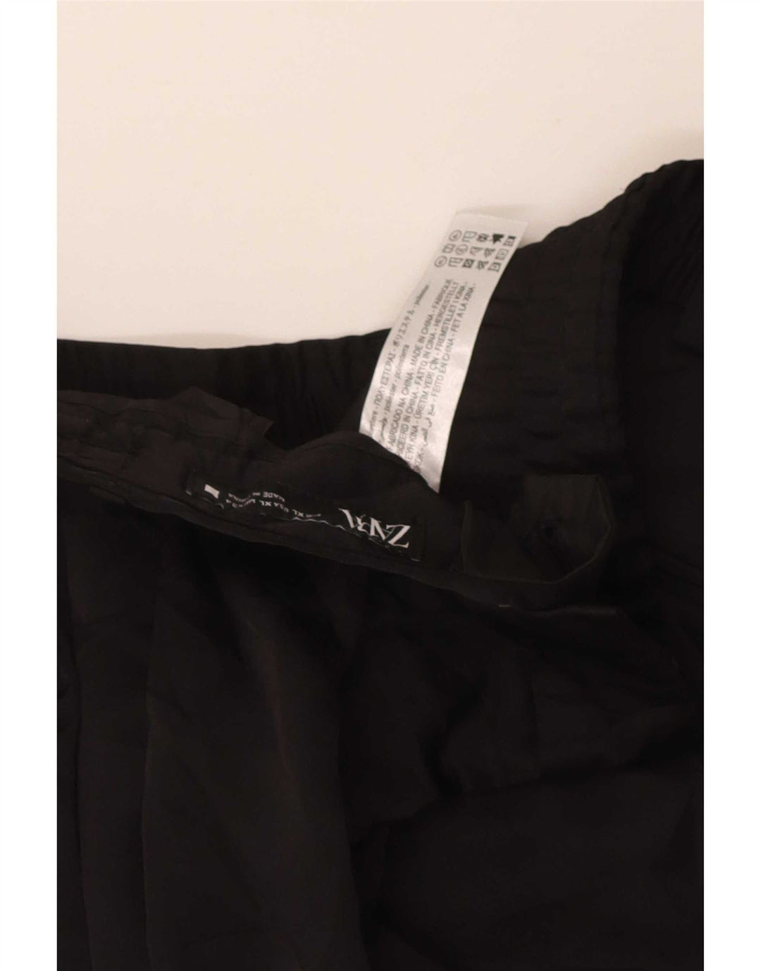 Zara Dame Casual Bukser XL W34 L31 Sort Polyester