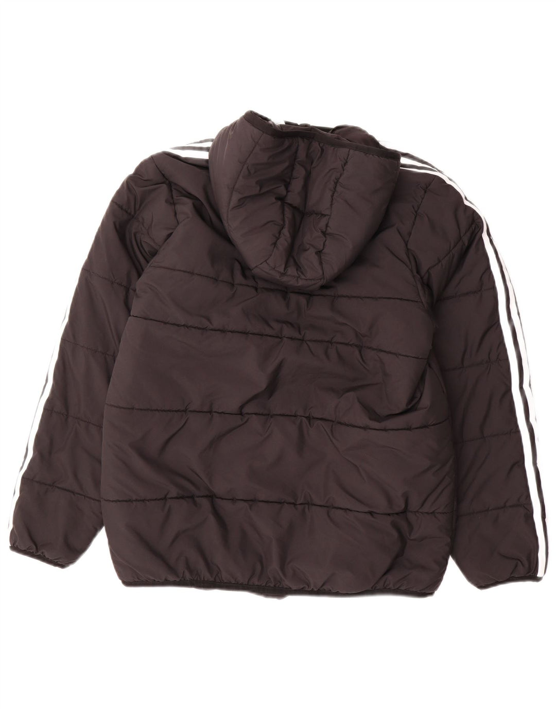 Adidas drenge hættejakke polstret 13-14 år sort polyester